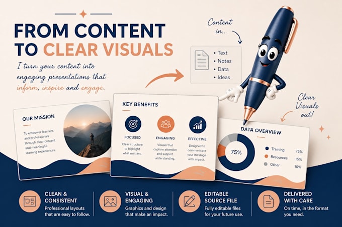 design engaging educational presentations and materials