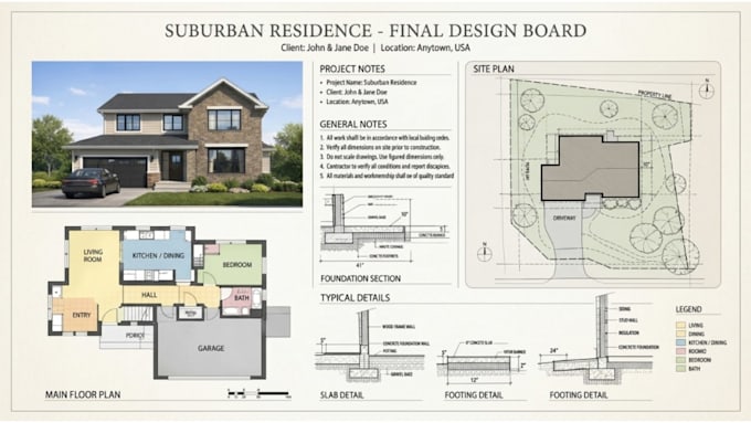 create site plan, plot plan, 2d site plan and city permit drawings