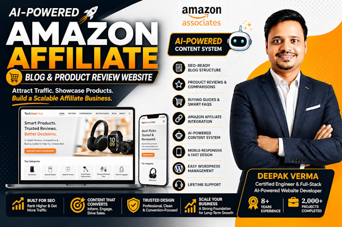 do amazon affiliate marketing website with buyer guides
