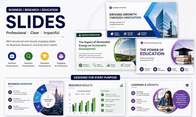 create profesional ppt slides