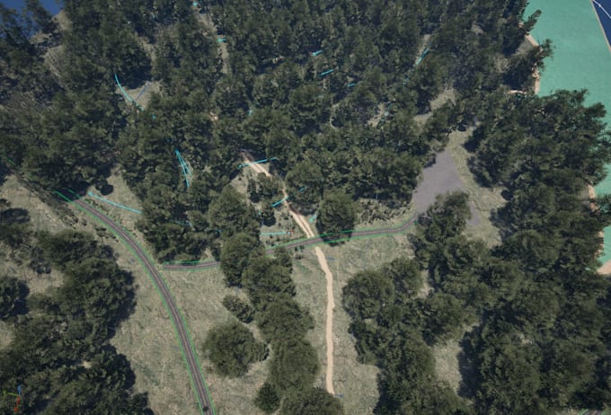 design 3d disc golf course, golf environment, course layout, golf resort design
