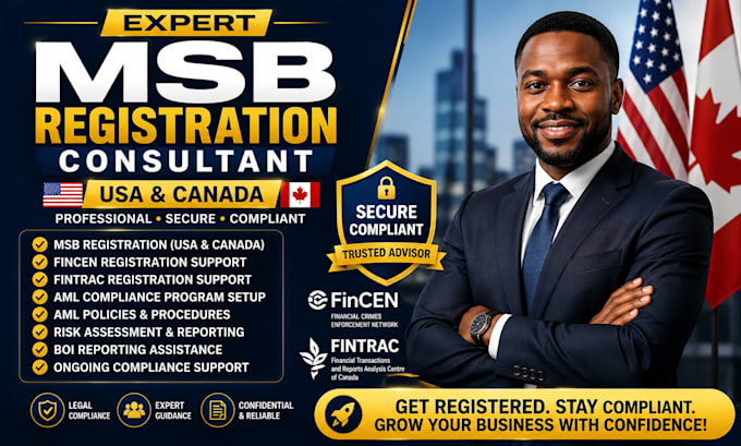 be your msb registration consultant for fincen aml compliance