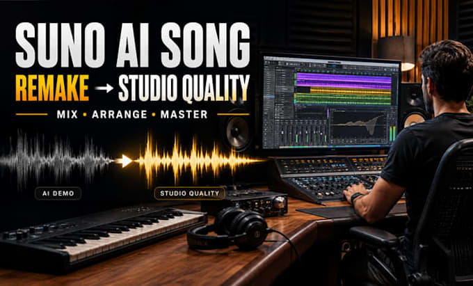 remake your suno ai song with studio quality sound