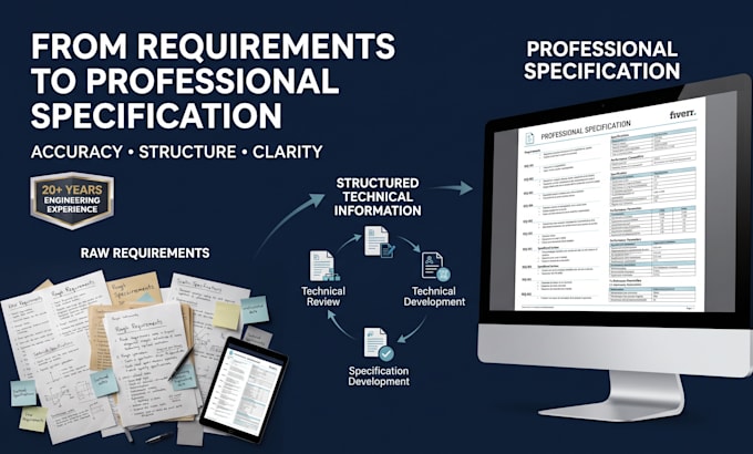 write clear technical specifications and requirements documents