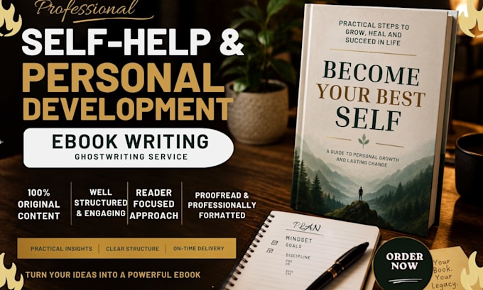 ghostwrite a professional self help and personal development ebook