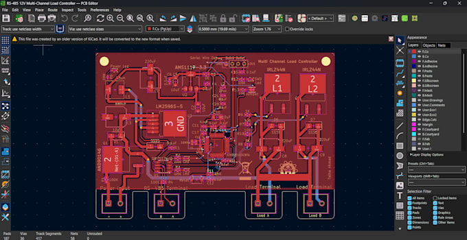 design professional pcb and schematic in kicad