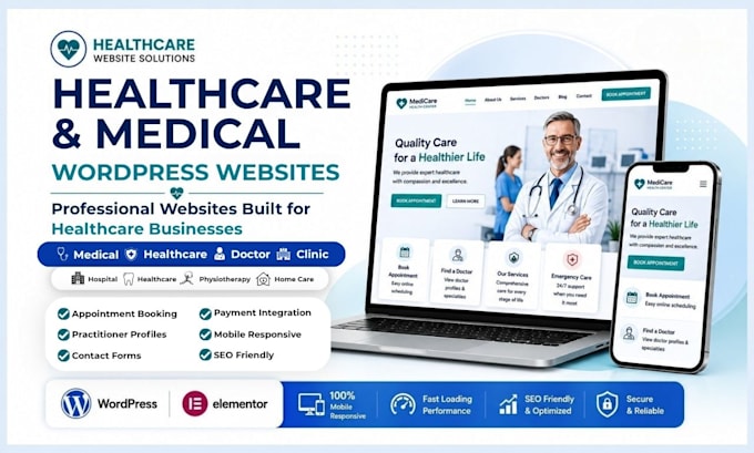 design wordpress healthcare, counseling and therapy website