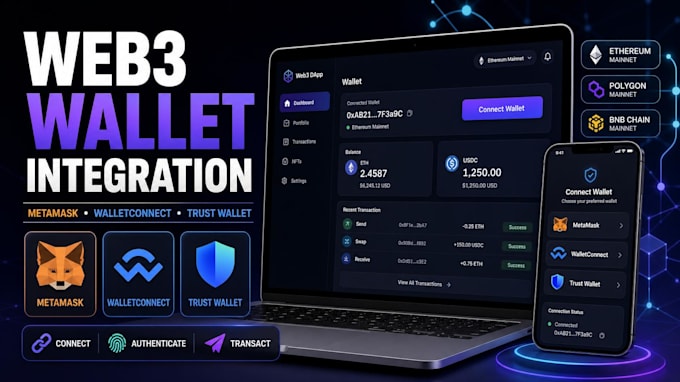 metamask integration wallet connect integration trust wallet integration web3