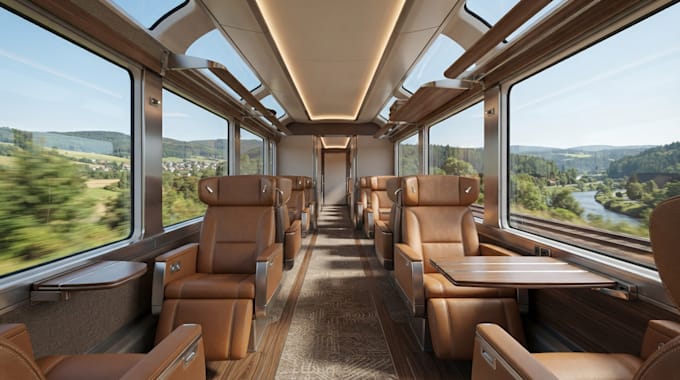 create 3d train design, railway design, locomotive train with 3d train rendering