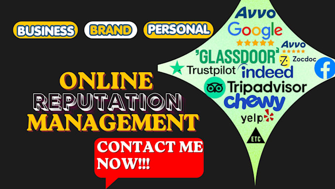 provide online reputation management, brand reputation management and do ORM