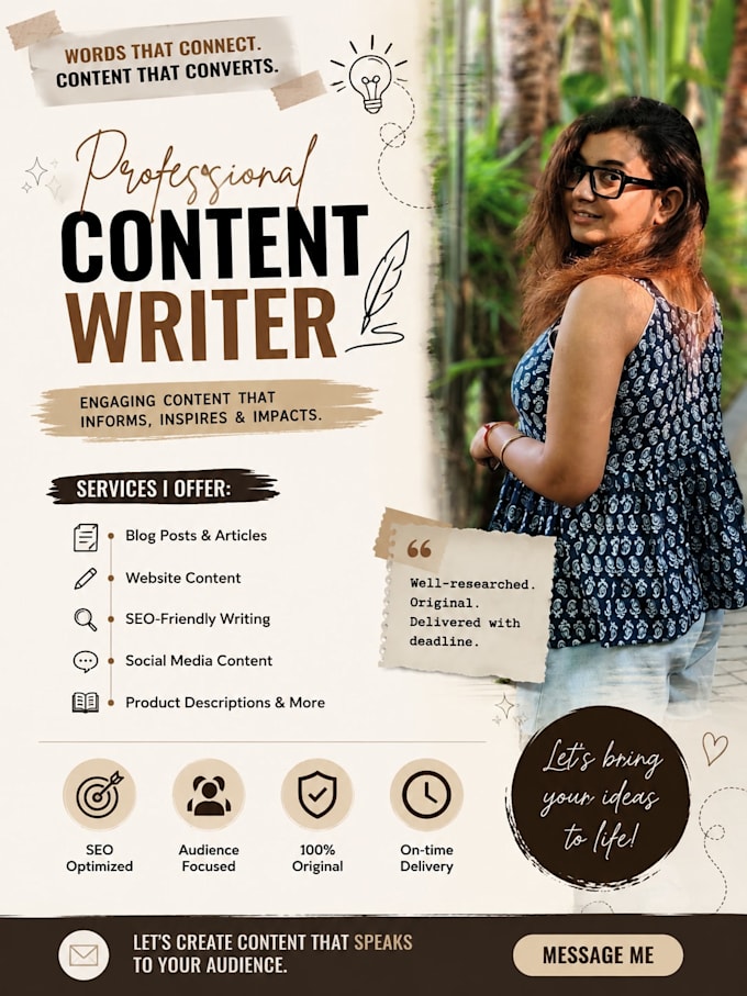 craft attractive product descripts and brand copy