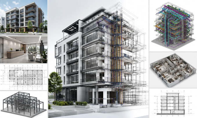 create professional revit 3d models and bim architecture designs