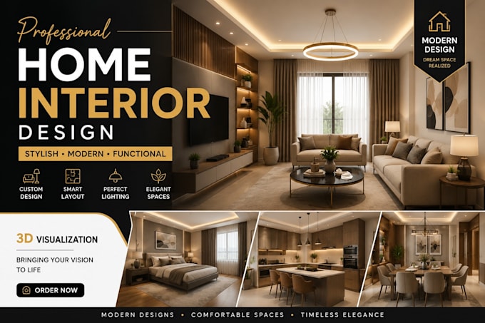 do a modern responsive website and home designing