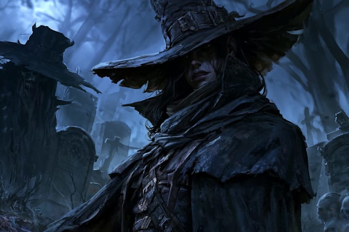 do horror character art and horror character