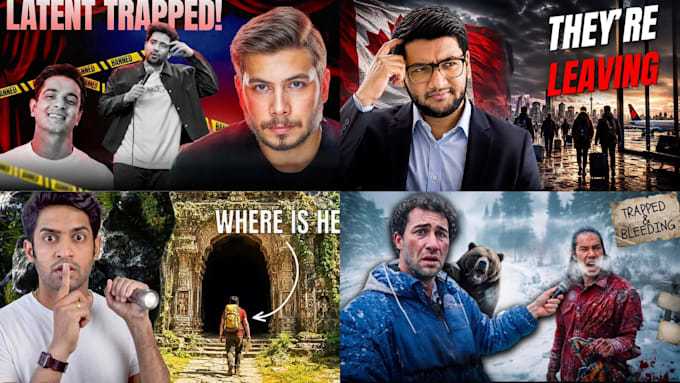 design high CTR documentary thumbnails