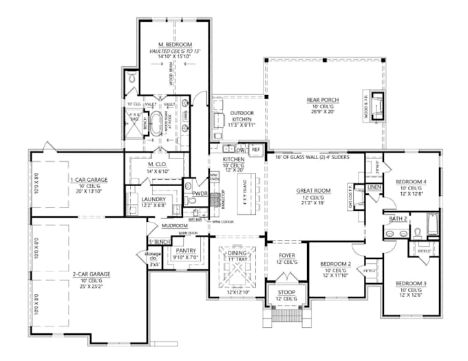 convert your 2d floor plan into a realistic 3d floor plan