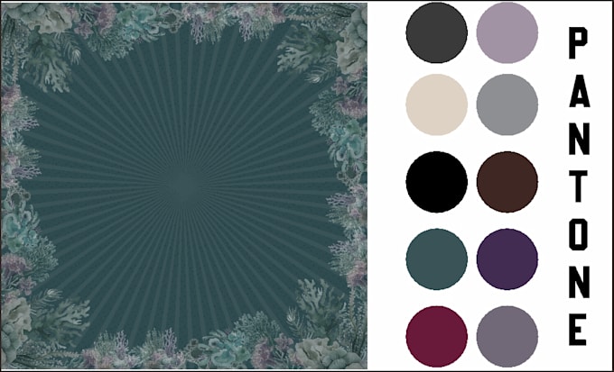 design custom seamless pattern for scarf and textile