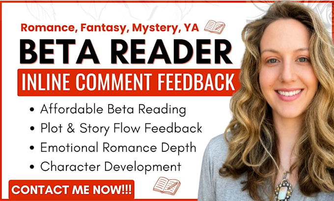 beta read and critique, romance beta reader fantasy mystery thriller beta reader