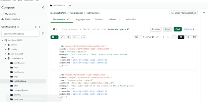 design database, write sql queries, and fix database issues