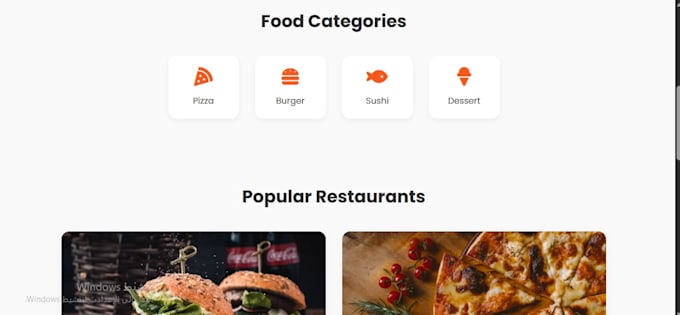 build a food delivery website