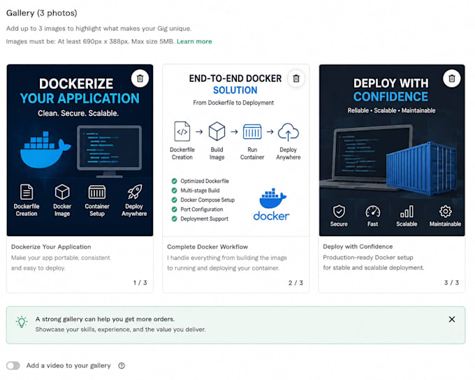 dockerize and deploy your application