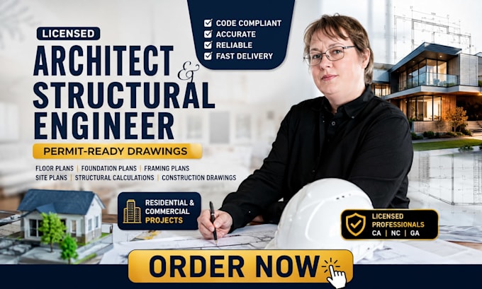 architect and structural engineer for north carolina, california, texas USA