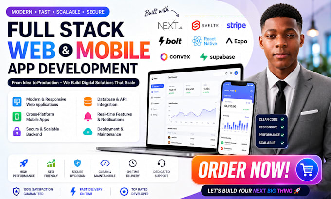 dev next js svelte stripe bolt new react native expo mobile app convex supabase