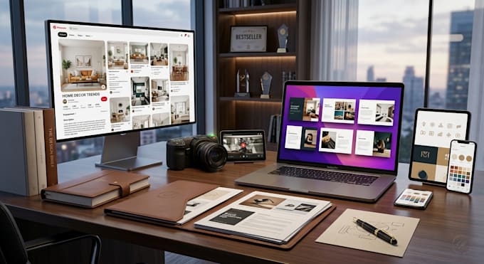 be your instagram and pinterest content creator and manager