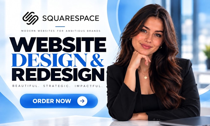 build squarespace website design or redesign squarespace website development