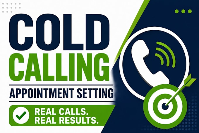 do cold calling, telemarketing and appointment setting