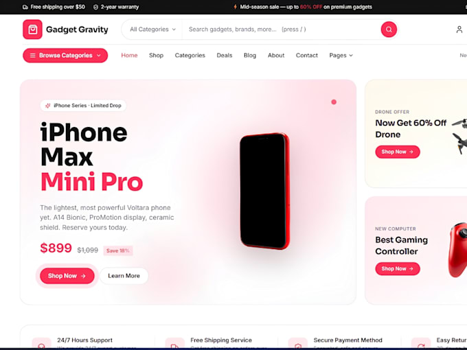 build a custom mern stack website with react, node, express, and mongodb