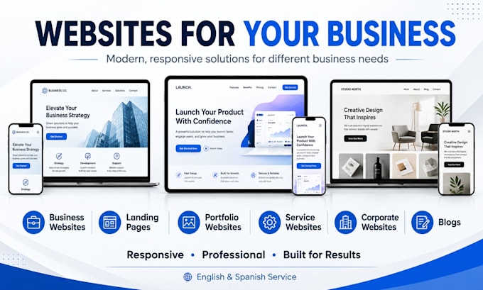 build a professional responsive website