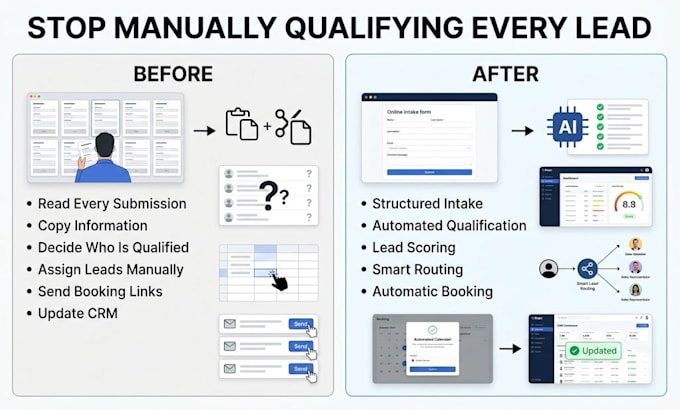 build an ai client intake and qualification system