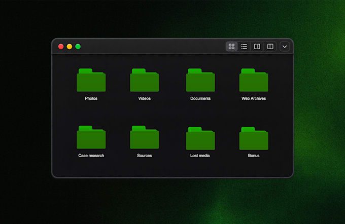 research and build a complete research file