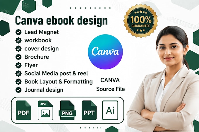 design canva ebook, planner and workbook using canva