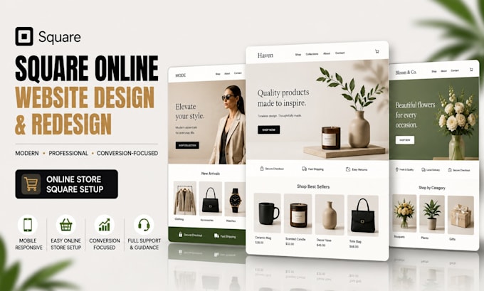 square online website redesign square online website online store square set up