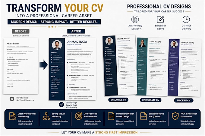design professional resume and cv writing services