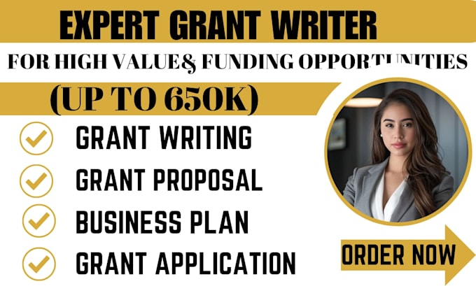 write professional grant proposals and grant applications