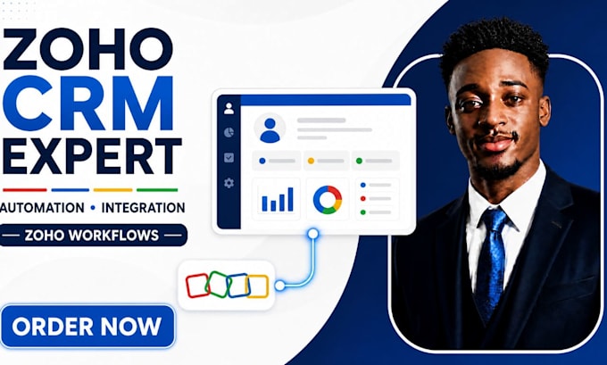 setup zoho crm, workflow implementation, deluge, zoho books zoho one implementat