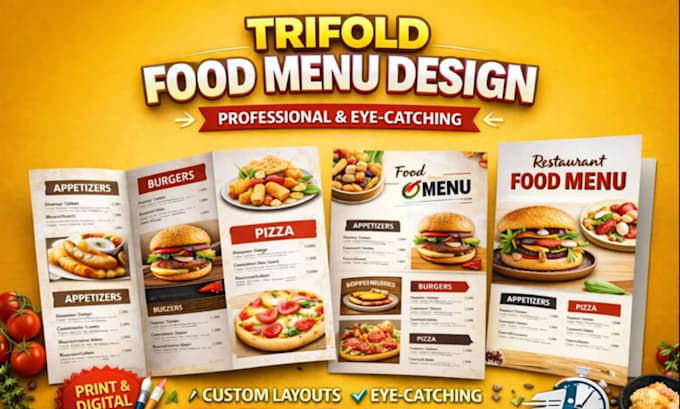 redesign modern digital menu design cafe menu design and restaurant menu design