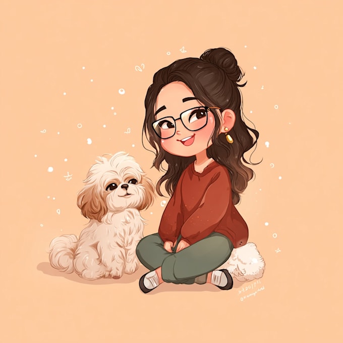 design cute cartoon characters