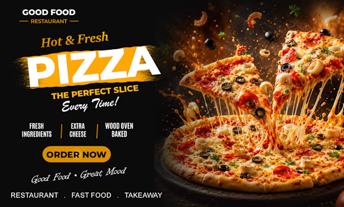 create mouthwatering food advertisements for your restaurant