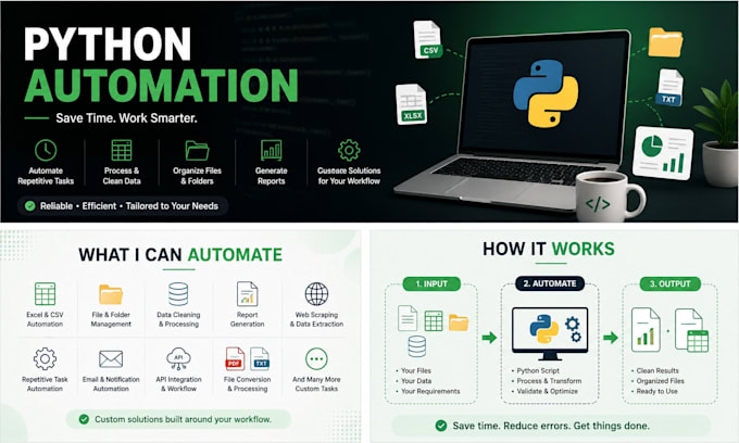 build python automation scripts for repetitive tasks