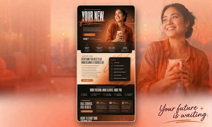 be your front end developer to design luxury full stack websites