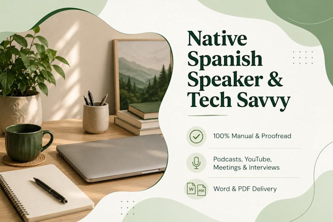 transcribe audio or video in spanish accurately