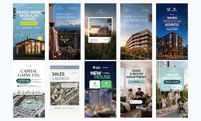 design real estate ad creatives that drive inquiries
