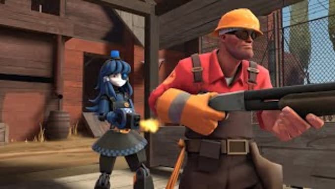 professionally port or create sfm model gmod player model l4d2 cs2 vr character