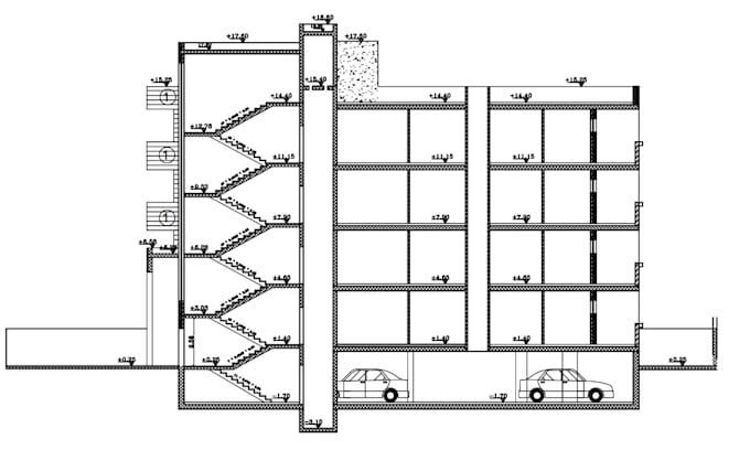 draw architectural floor plans, blueprints, and city permit drawings
