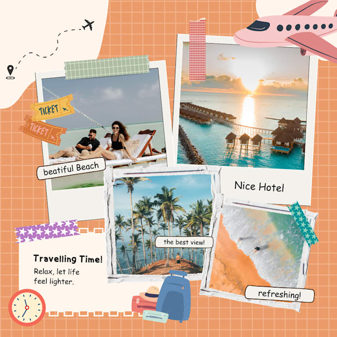 create aesthetic instagram posts and carousels