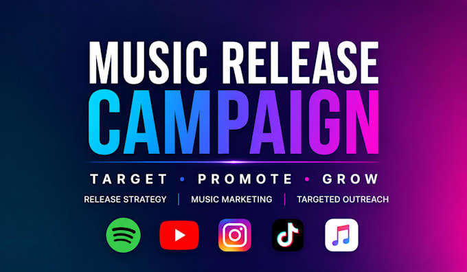 manage your music release with a targeted campaign